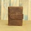 Ретро-кошелек из кожи Crazy Horse, мужской кошелек из коровьей кожи, длинный и короткий кожаный женский кошелек на несколько карт
