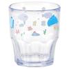 Round Eye Aquarium Plastic Cup, Blue, 300ml, Made In Japan, Dishwasher Safe, Stylish, Cute, Antibacterial, Shatter-Resistant, Unisex, for Children