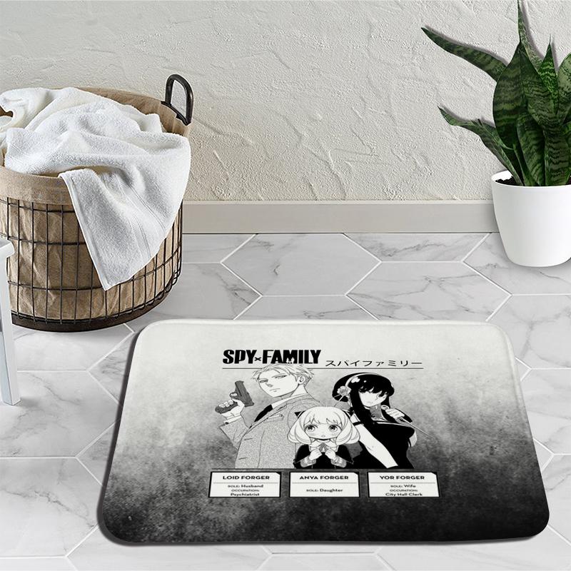 Семейный прикроватный коврик Spy X Anya Forger, дверной ковер Loid Yor Forger, мультяшный напольный коврик для гостиной, тапис, украшение, гобелен