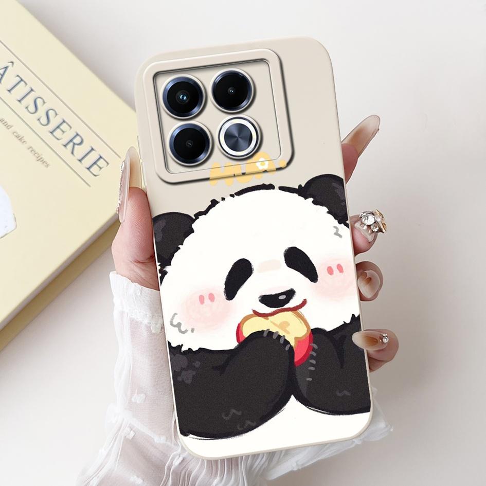 For Infinix Note 40 5G Case Cartoon Rabbit Flower Anti Slip Bumper Soft Silicone Cover For Infinix Note40 X6852 X6851 Phone Case