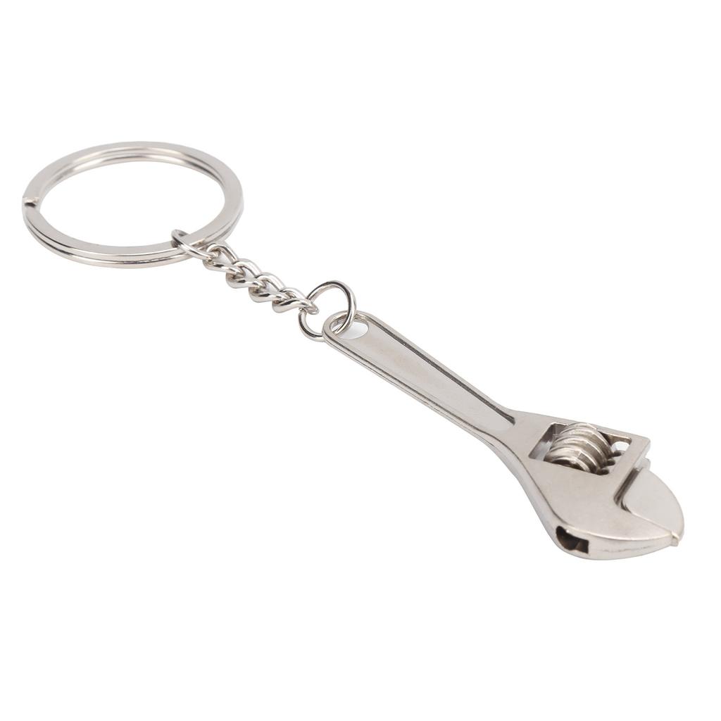 Wrench Keychain Miniature Zinc Alloy Keyfob Decoration Present for Parents Friends