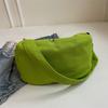 Женские школьные сумки-мессенджеры для женщин, дизайнерские сумки через плечо для женщин, летние зеленые однотонные повседневные сумки из холста большой емкости для женщин 2025 года