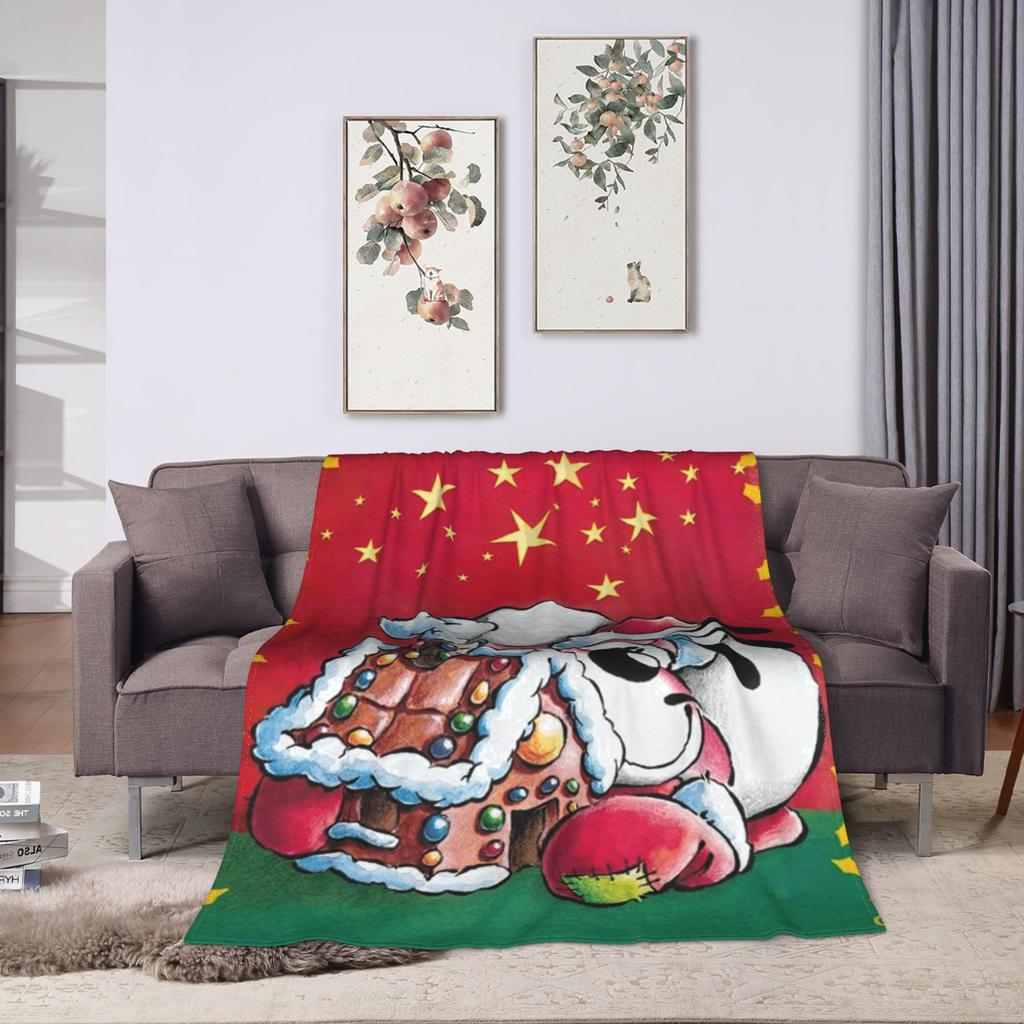 Christmas Diddl Blankets Quality Warm Soft Bedding Throws Winter Kids Living Room Funny Bedspread