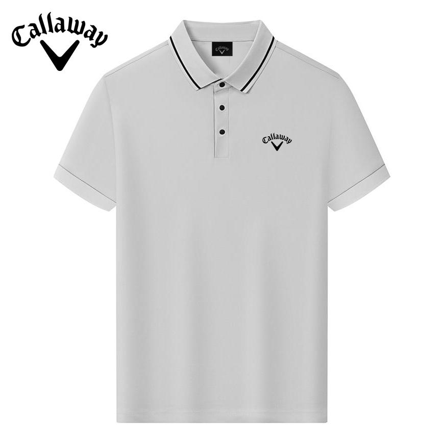 Callaway 2025 Летняя вышивка Высокое качество Гольф Досуг Спорт Стиль Солнцезащитный антибактериальный поло рубашка