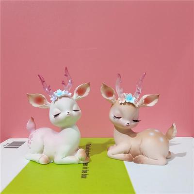 Хуаюнь Маленький Олень Качающая Головой Фигурка для Автомобиля, Рабочего Стола или Спальни - Идеальный Подарок для Студента