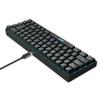 RGB Backlit 68-Key Wired Gaming Keyboard with Mechanical Feel & ABS Material