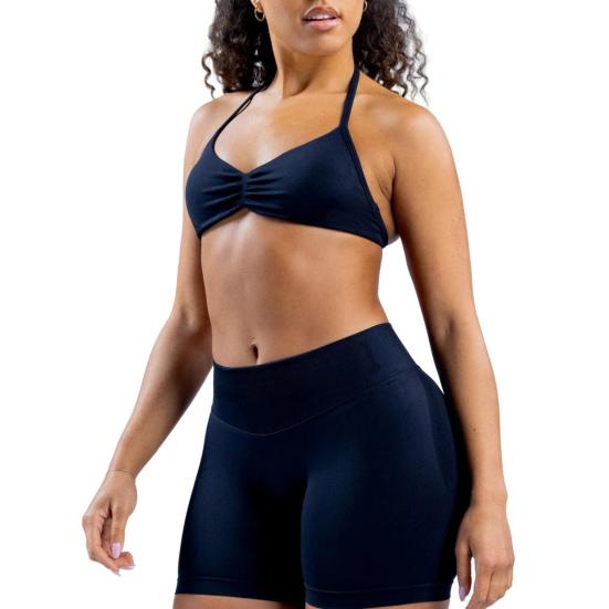 Yousheng женский спортивный бюстгальтер с открытой спиной, беспроводной фитнес-йога-бюстгальтер, влагоотводящий, высокая эластичность, средняя поддержка, без косточек, для тренировок в спортзале