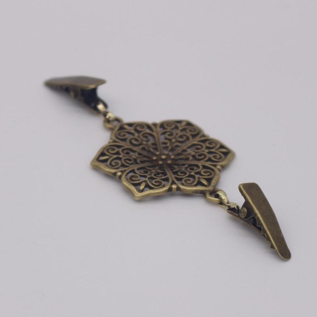 Винтажный женский свитер с двойным зажимом и полым цветком, воротник рубашки, кардиган, клипса