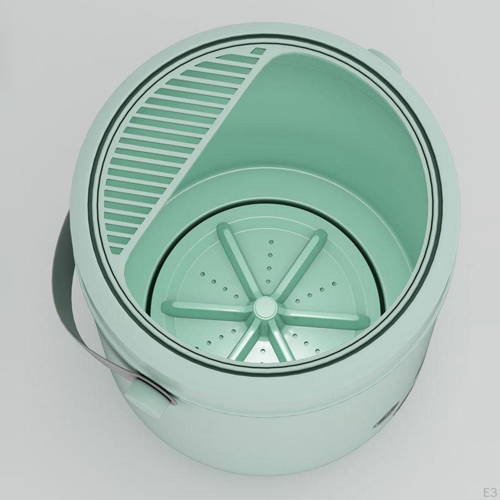 Портативная стиральная машина, легкая стиральная машина для квартиры, кемпинга, автофургона, белого цвета