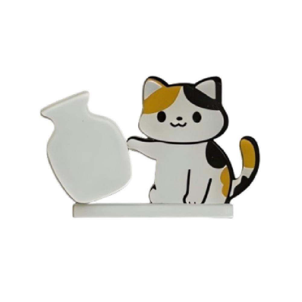 Creative Cat Refrigerator Magnet Acrylic Pet Hair Collector Fridge Magnet Vase Decor  Kitchen Use