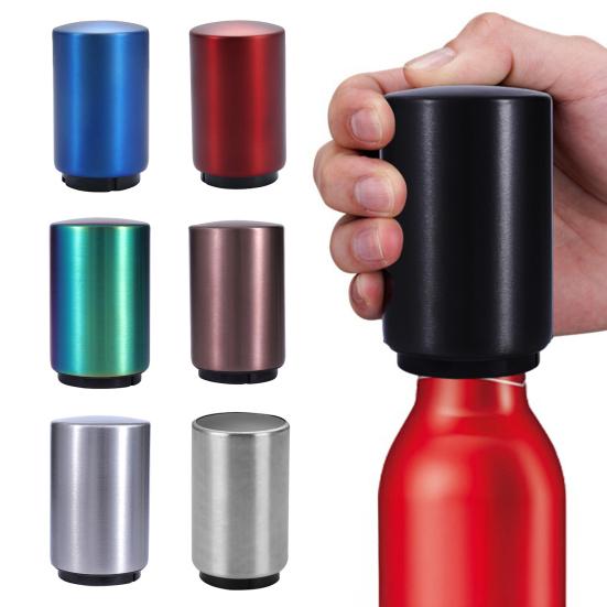 Automatic Beer Bottle Opener Magnetic Stainless Steel Push-pull Bottle Opener Portable