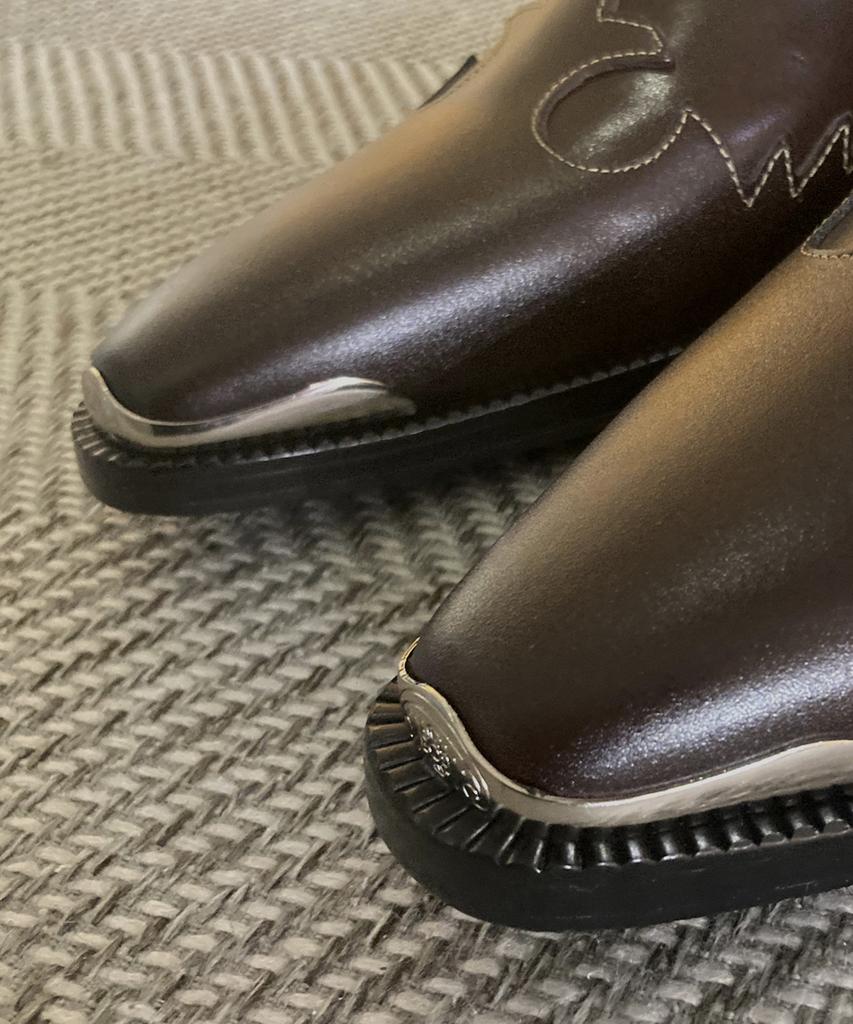 Joenshoe Cadenza Western Boots Wine Brown
