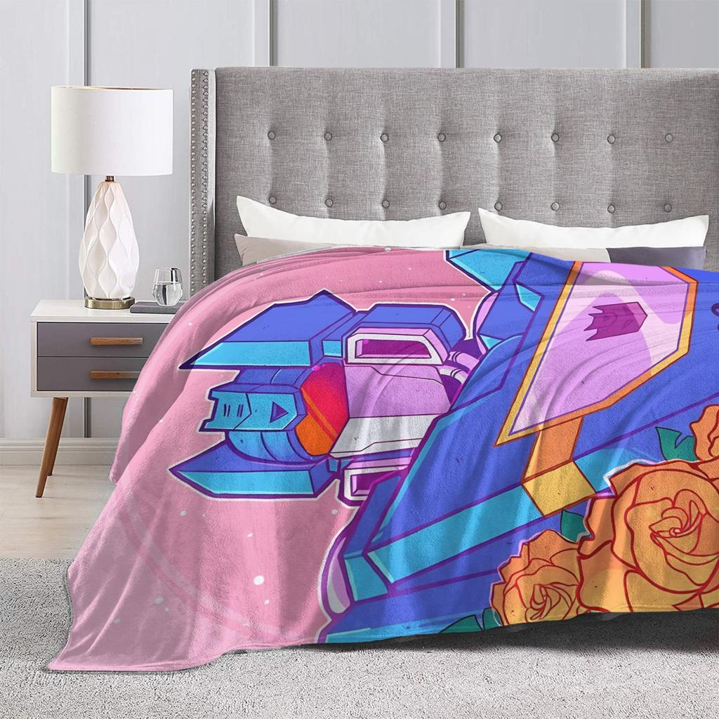 T-Transformers Soundwave Plush Blanket Boy Girl  Flannel Throw Blanket For Couch Chair Soft Custom Quality Bedspread Gift