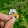 Sacral Chakra Natural Tigers Eye 925 Silver Wife Promise Artisan Stackable Ring