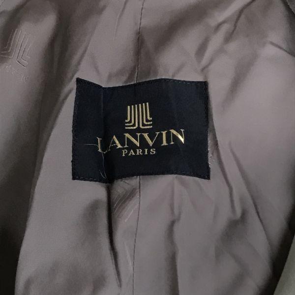 Lanvin Мужской тренч с поясом M Светло-хаки Бежевый(ИСПОЛЬЗОВАЛ)