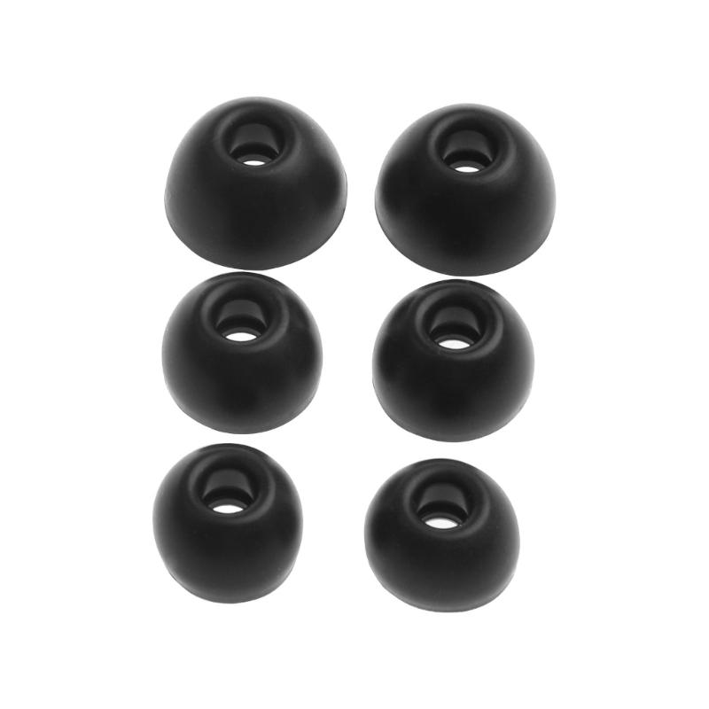 3 Pairs Silicone Eartips Ear Plug Earbuds Cover Replacement Anti-slip Eartips Protective Sleeve for Studio Buds/Fit Pro