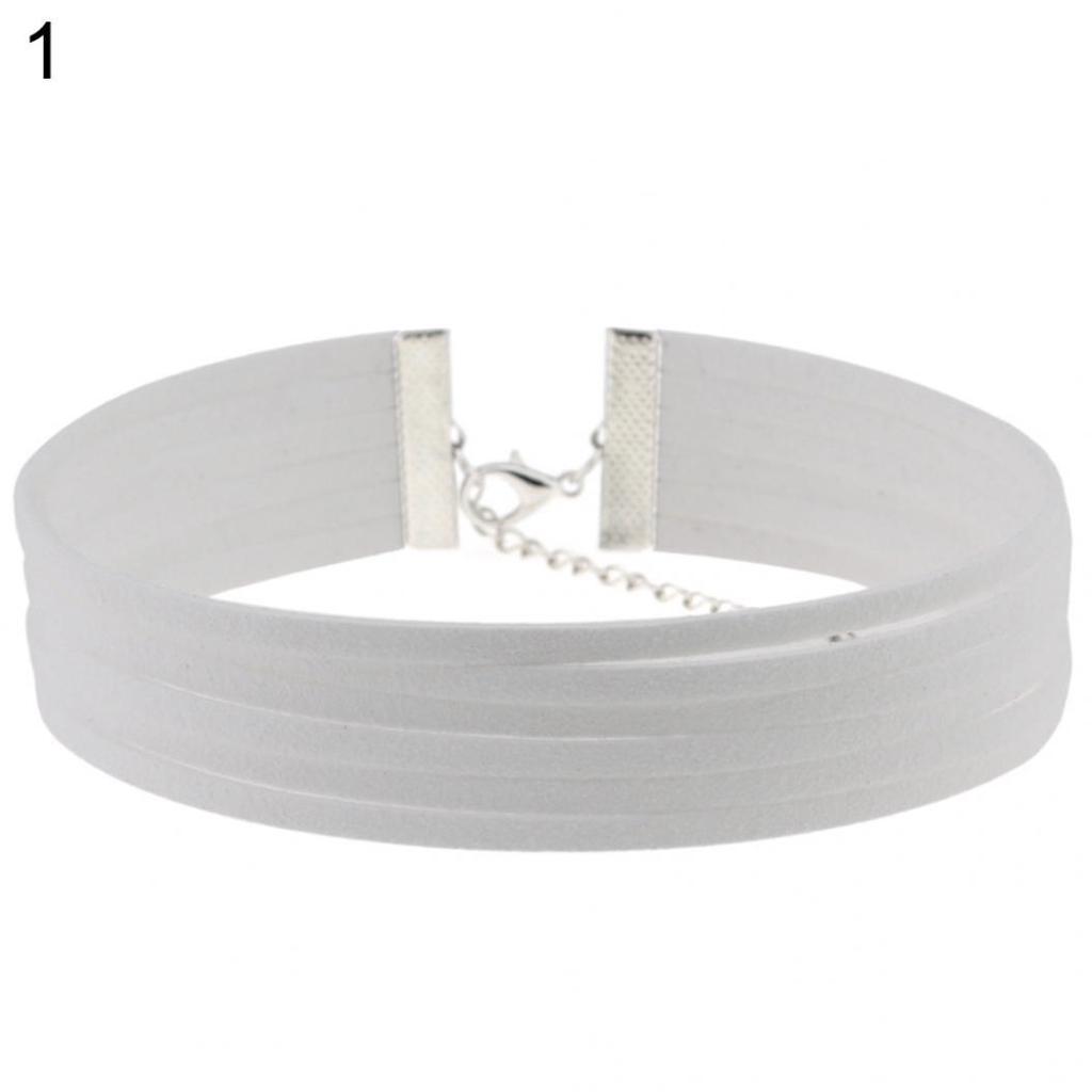 Готический многослойный чокер с застежкой-карабином, готическое женское ожерелье для вечеринок, клубов и пабов ADM