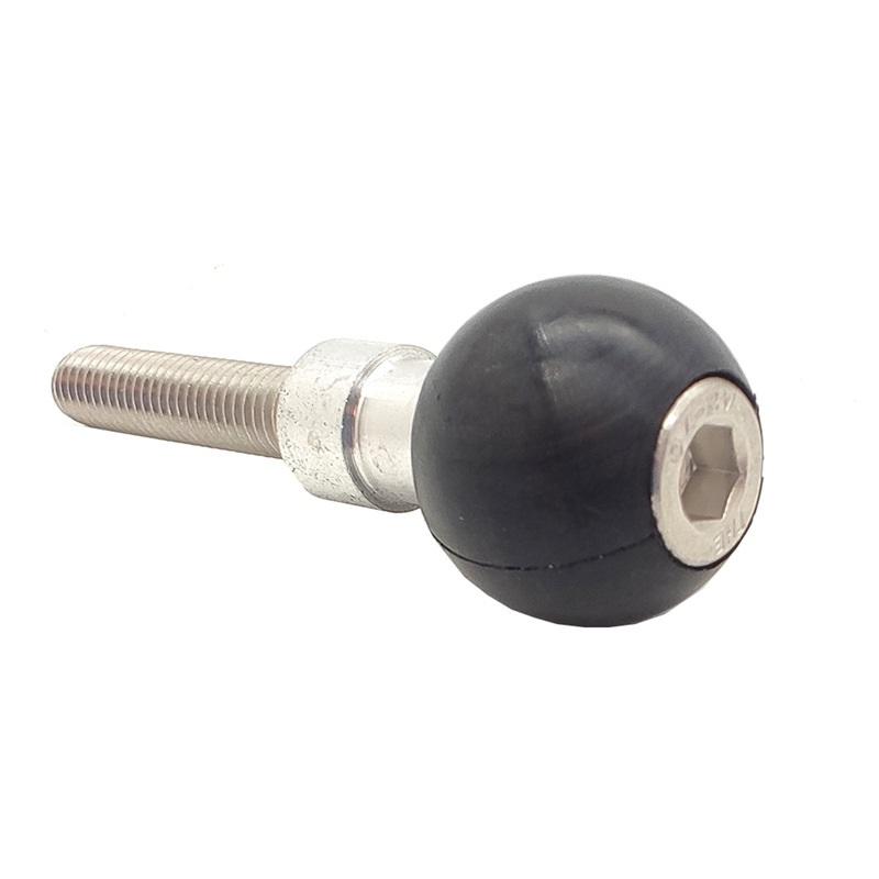 1 inch Ball Head Adapter M8 Screws Motorcycle Handlebar Clamp Base Holder for Mount Smartphone Cameras Holder Bolt Bracket