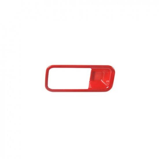 Co-Pilot Storage Box Handle Frame Trim 1* For Jeep Compass 2017- Bright Red