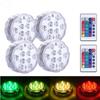 Свадебный аквариум Многоцветный светодиодный RGB Свет для фонтана в бассейне Подводный свет Погружные светильники Работа от батареек