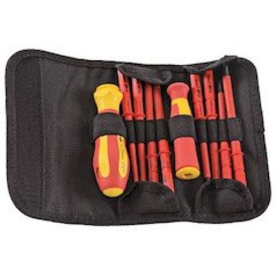 Комплект сменных изолированных отверток TRUSCO (с магнитом) ТЗДС-8С