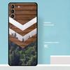 Forest Geometry Wood Nature Case For Samsung Galaxy S25 Ultra S25 FE S20 S21 S22 S23 Plus S9 S10 S24 Ultra Phone Cover