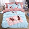 Cartoon Basketball Duvet Cover pillowcase Bedroom Decoration Children Gift adult Single Double bed Large SizeZip Duvet Cover