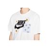 Nike Футболка с коротким рукавом и круглым вырезом с логотипом и цветочным принтом Daisy, мужская, белая DM6430-100