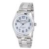 [Clefer] Watch Analog Solar Waterproof Metal Band SM-AM167-WTS Men's Silver