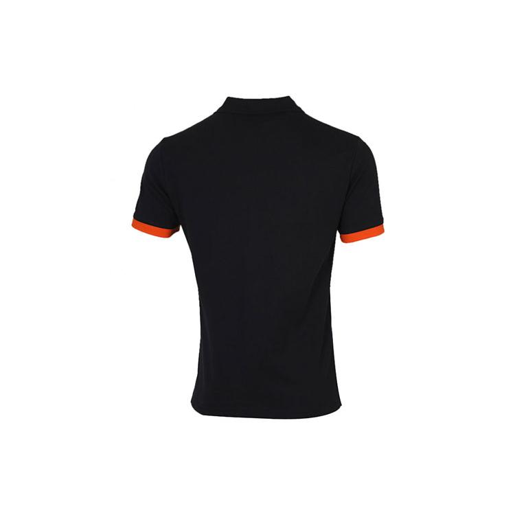 Nike Мужские рубашки-поло Черный воротник-поло Умеренный прямой крой CW5248-010