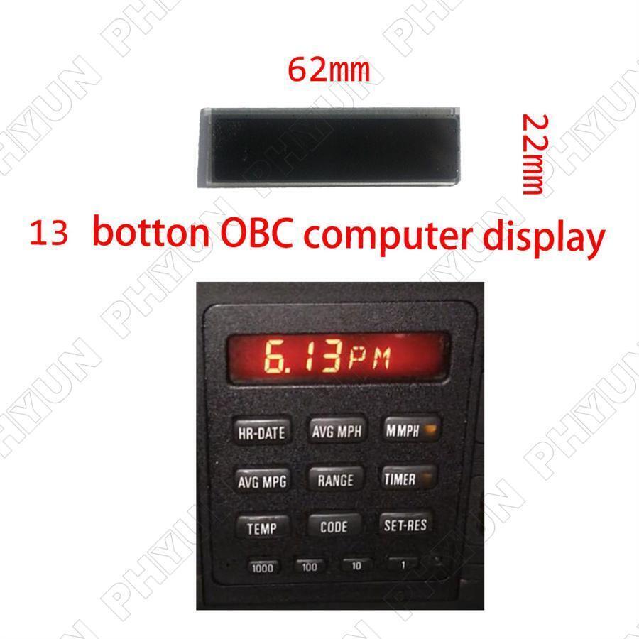 LCD Screen Replacement For BMW E28 E30 13 Button OBC Computer Display BC1 Repair