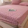 Постельная простыня Tafu Velvet из кораллового вельвета и молочного вельвета с зимней фланелью и толстым зимним защитным покрывалом