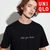 Uniqlo Футболка Japan Peace For All с коротким рукавом и графическим принтом, стандартный крой Herzog De Meuron