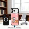 Мультяшный F-Пушистый C-Толстенький Тигр Чехол для Телефона Магнитный Для iPhone17 16 15 14 13 12 Pro Max Для Magsafe Беспроводная Зарядка Чехол