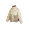 Originals Sherpa Mix Down Jacket With Printed Logo And Zip Hood Women Outerwear White HS9524