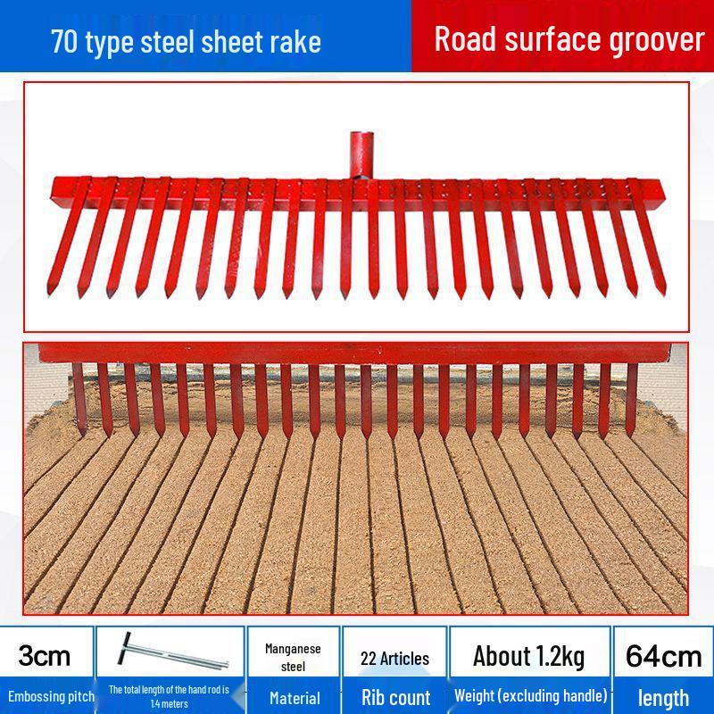 Concrete Pavement Texturizer and Anti-Slip Groover Roller Machine