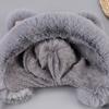 Thicken Faux Fur Beanies Hat Winter Warm Furry Caps Fashion Pom Pom Ball Hats  Women Accessories