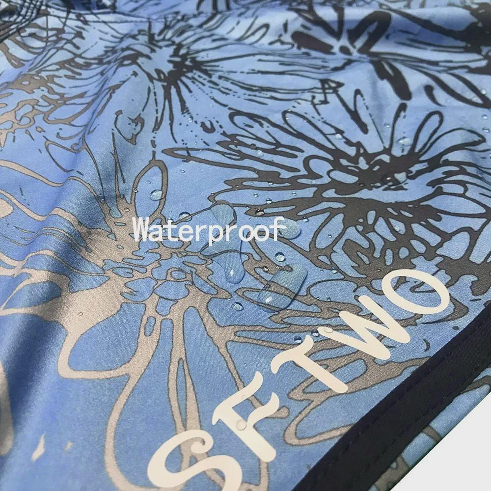 ASFTWO Водонепроницаемые мужские шорты для серфинга, растягивающиеся в четырех направлениях