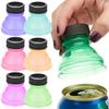 6pcs Reusable Plastic Beer Water Dispenser Lid Protector Caps Cover Bottle Top Soda Saver Can Cap Fashion Accessories