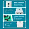 White Remote Control Switch Handheld Remote Curtain Motor Controller  Motorized Curtain