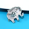 Новые большие броши в виде слона со стразами для женщин, 2 цвета в наличии, ювелирные изделия в виде животных, аксессуары для зимнего пальто