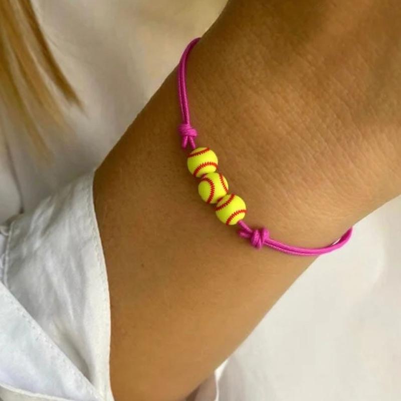 Colorful Stretchy Beaded Bracelets Soft Clay Hand Rope Chain Bangle for Active Lifestyles and Trendy Accessories