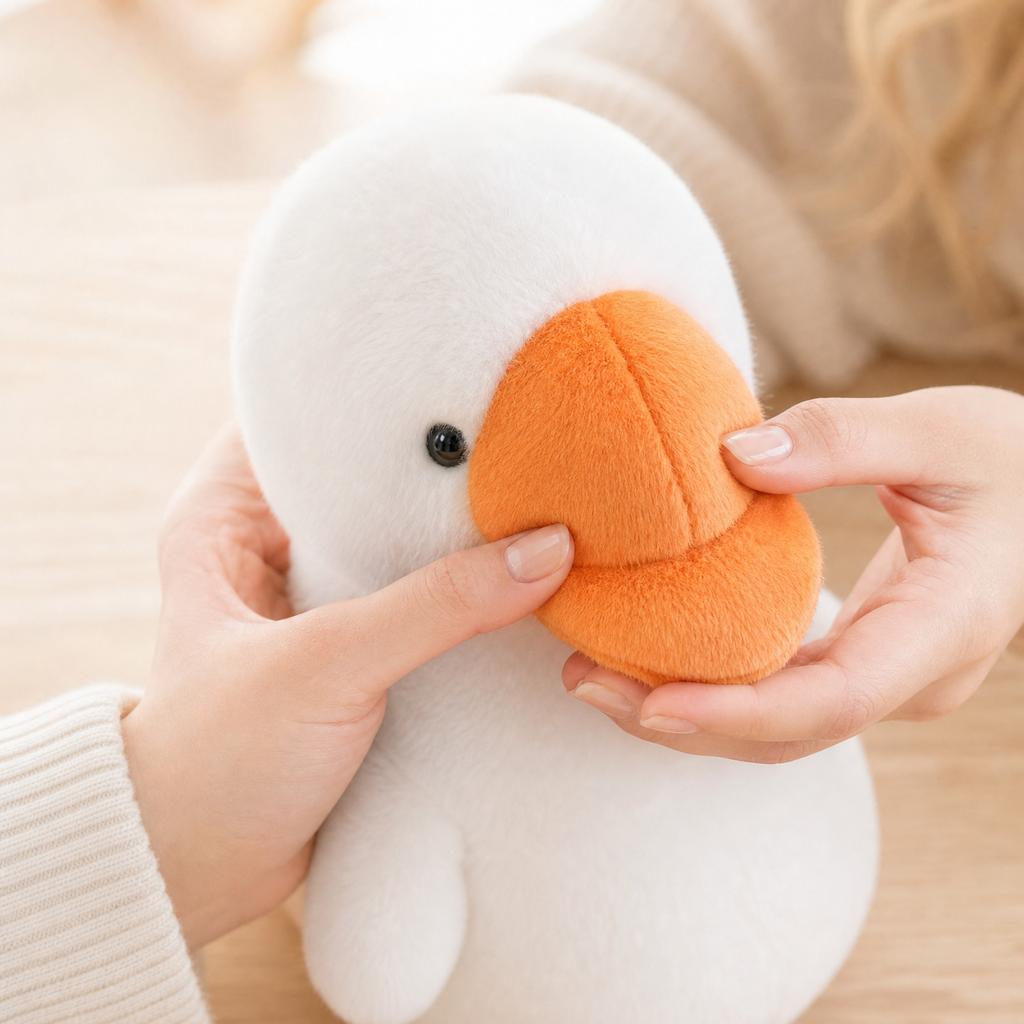 Plush Stuffed Animal Soft Goose Toy Lightweight Plush Doll for Home Decoration and Play Suitable for Children and Adults Gift