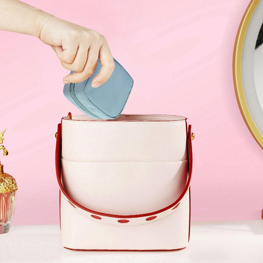 Multi-Purpose Coin Bag Home Storage Mouth Red Bag Storage Bag Sanitary Cotton Bag Cosmetic Bag