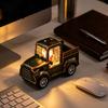 Vintage Christmas Decoration Retro Pickup Truck Night Light with Snow Lantern, Battery Decorative for Kids Operated LED Lamp Home Bedroom, Holiday