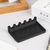 2Pcs Portable Brush Holder With Drip Tray 4 Slots Paintings Brushes Holder For Watercolor Oil Acrylic Painting