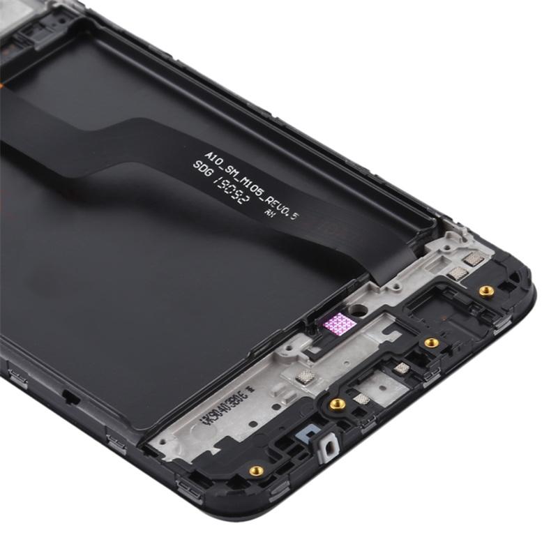Для Samsung Galaxy A10 A105 ЖК-экран класса C и сборка дигитайзера+рамка Запасная часть (без логотипа)