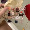 1 лист 3D эпоксидной смолы прозрачные наклейки милый мультяшный черный кот желе рельефная наклейка DIY чехлы для телефонов ноутбуки планшеты декор