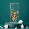 Medusa Greek Mythology Phone Case For Samsung Galaxy S24 S25 S23 S22 S21 Plus S24 S25 Transparent Cover Case
