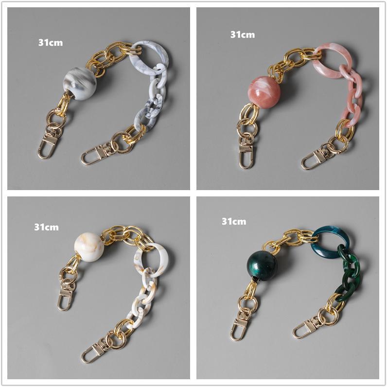 Акриловая ручка-цепочка для женской сумки